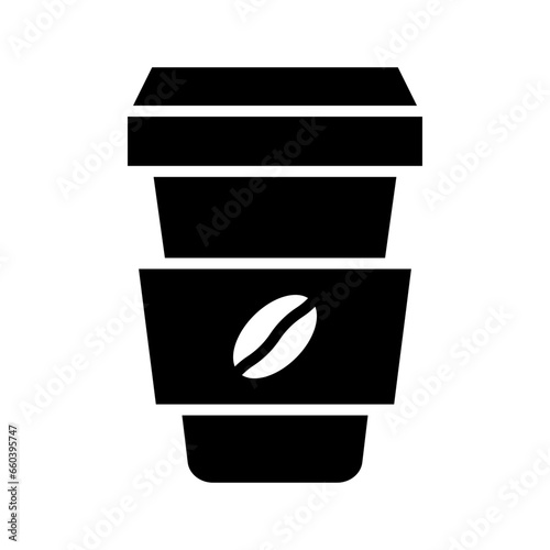 Coffee Glyph Icon Design