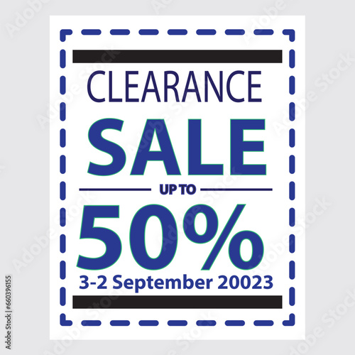 Clearance Sale/ flyer template