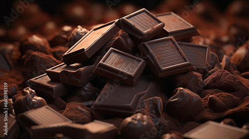 Delicious Chocolate Bonbons Assortment