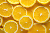 Background of juicy fresh cut lemon