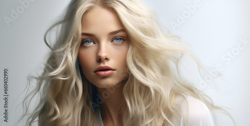 an image of a young woman with long hair