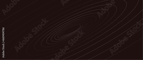 modern oval curve line pattern vector illustration with gradient, planetary orbit look alike, good for backgrounds, banner, presentation photo