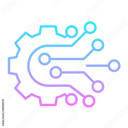 Electronics Gradient Icon