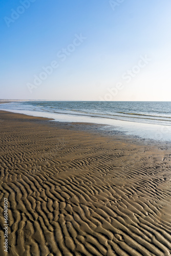 Sand Texture Beach. Natural sand texture pattern