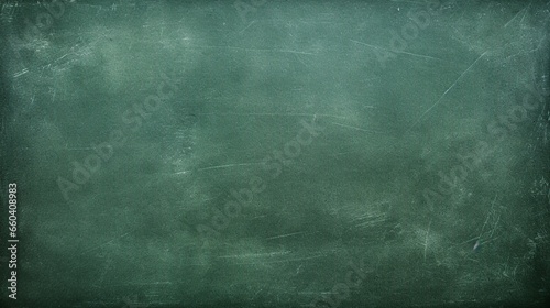 Abstract texture of chalk rubbed out on green blackboard or chalkboard background. School education  dark wall backdrop or learning concept.