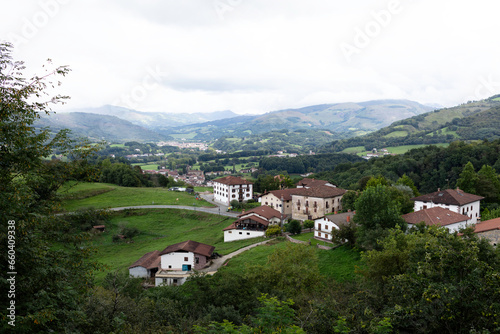 batzan valley with elizondo village photo