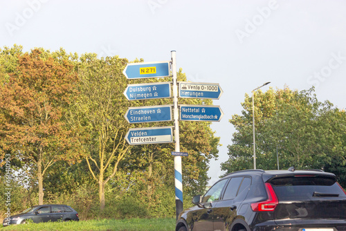 Verkehrsschild in Venlo, Niederlande photo