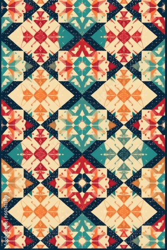 Kaleidoscopic pattern for the back of the playing card  deck set 