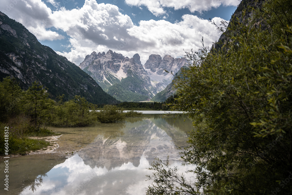 Blick auf die Dolomiten in Südtirol Blick auf die Dolomiten in Südtirol