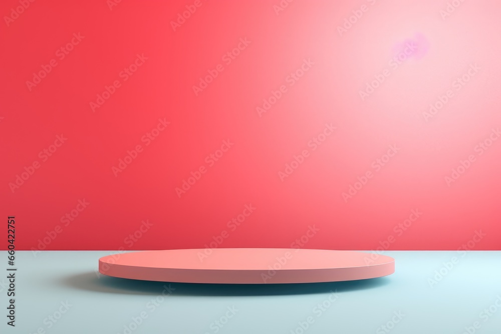 A round object on a table A round object on a table