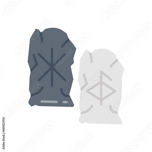 Runes icon in vector. Illustration