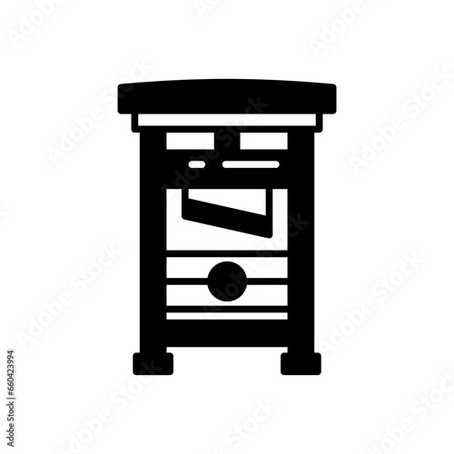 Guillotine icon in vector. Illustration