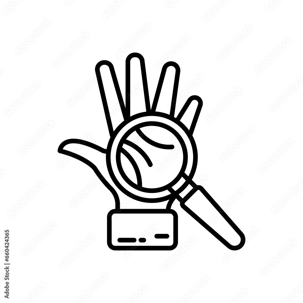 Palm Reading icon in vector. Illustration Palm Reading icon in vector. Illustration