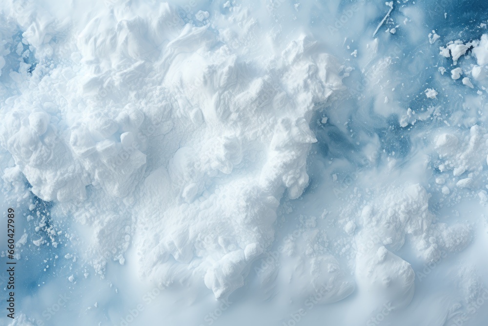 A winter wonderland covered in a thick blanket of snow A winter wonderland covered in a thick blanket of snow