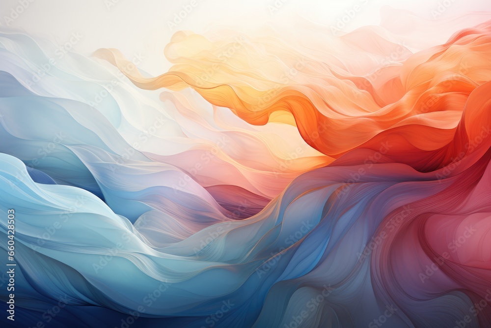 Colorful abstract waves background