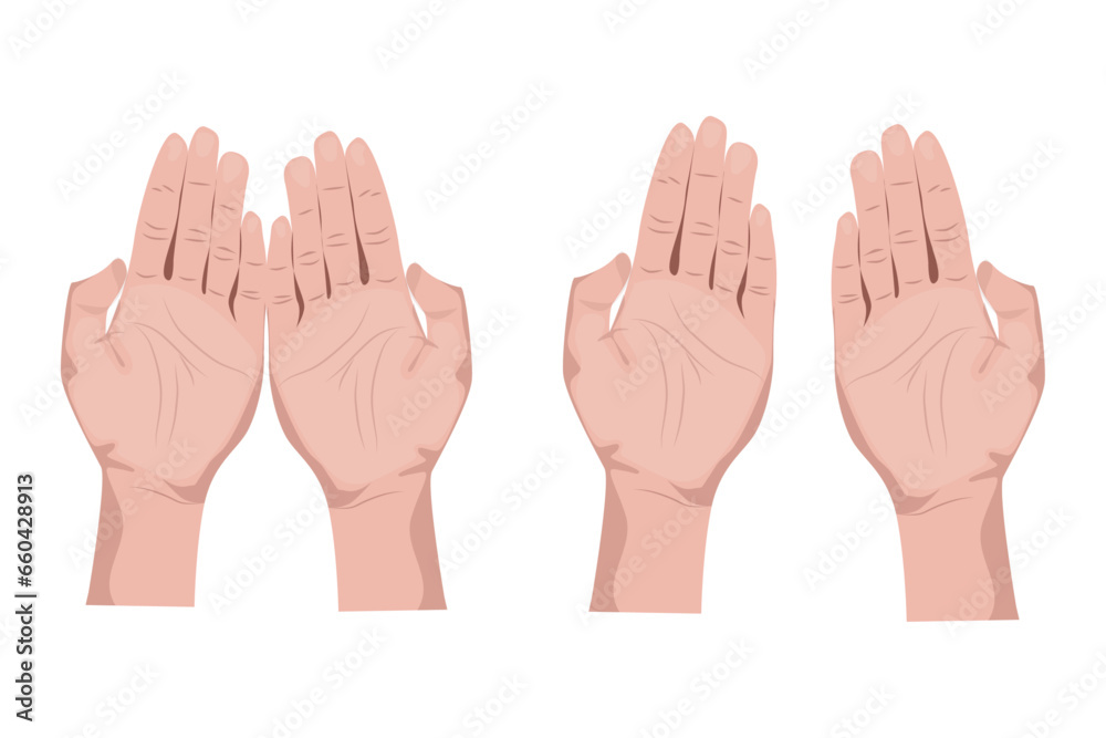 prayer hand vector prayer hand vector
