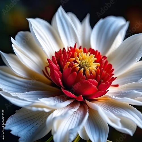 white dahlia flower