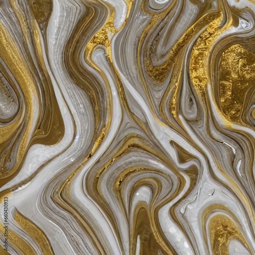 Abstract marble background, gray and gold marble