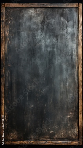 a blackboard on which there is a light and heavy scratch on it