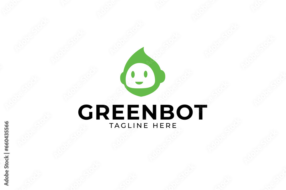 leaf ecology robot modern concept logo design for environment corporate leaf ecology robot modern concept logo design for environment corporate