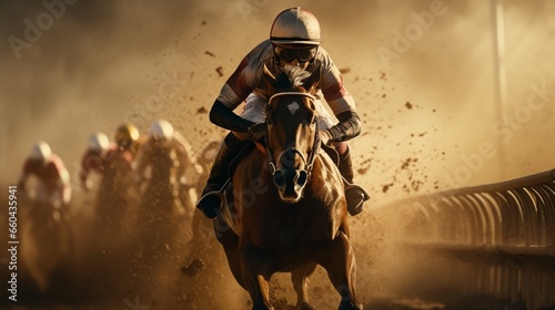 Dive into the thrilling world of horse racing and witness the future of sporting excellence.  © hamad