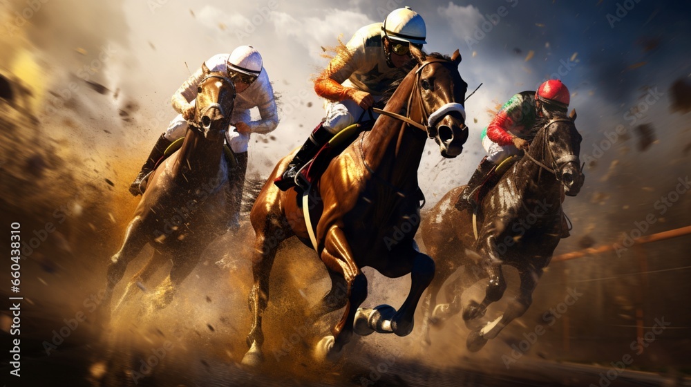 Get ready to cheer on your favorite crafted racehorses as they compete in the race of the future. Get ready to cheer on your favorite crafted racehorses as they compete in the race of the future.