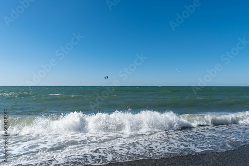 Photography surfing on the beach