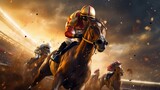 Immerse yourself in the mesmerizing world of horse racing, where champions are born. 