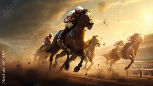 Prepare for an unforgettable experience as you witness the incredible speed and agility of racehorses. 