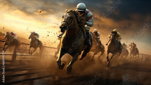 Witness the future of equestrian competition as driven horses race towards destiny. 
