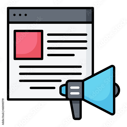 Publisher Colored Outline Icon