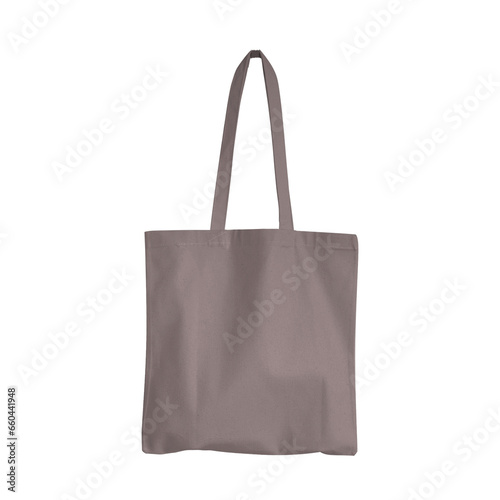 Blank tote bag mockup for presentation design, prints, patterns. Asphalt canvas tote bag