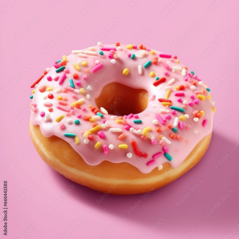 donut with sprinkles donut with sprinkles