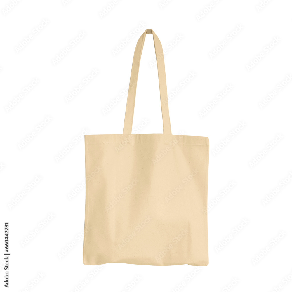 Blank tote bag mockup for presentation design, prints, patterns. Sand dune canvas tote bag