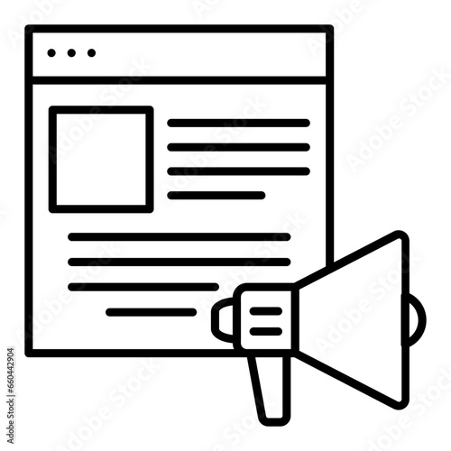 Publisher Outline Icon