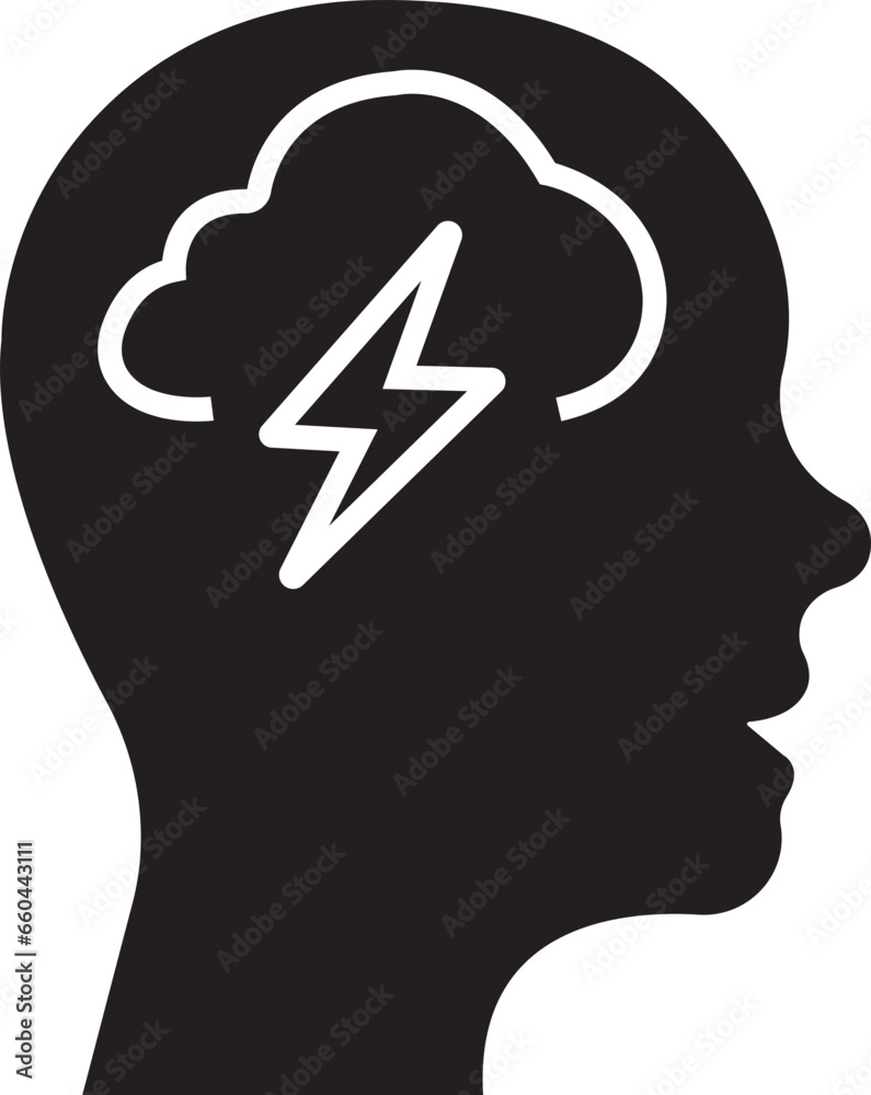 Mental health flat icon. Emotional support, Inspiration, Opportunity pictogram. Psychology Therapy Outline sign. Intellectual Process Symbol isolated on transparent background. Mental health flat icon. Emotional support, Inspiration, Opportunity pictogram. Psychology Therapy Outline sign. Intellectual Process Symbol isolated on transparent background.
