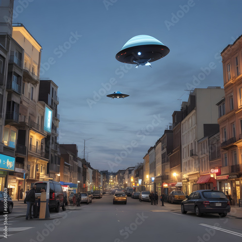 UFOs in the city