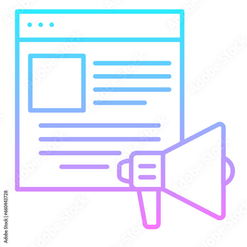 Publisher Gradient Icon