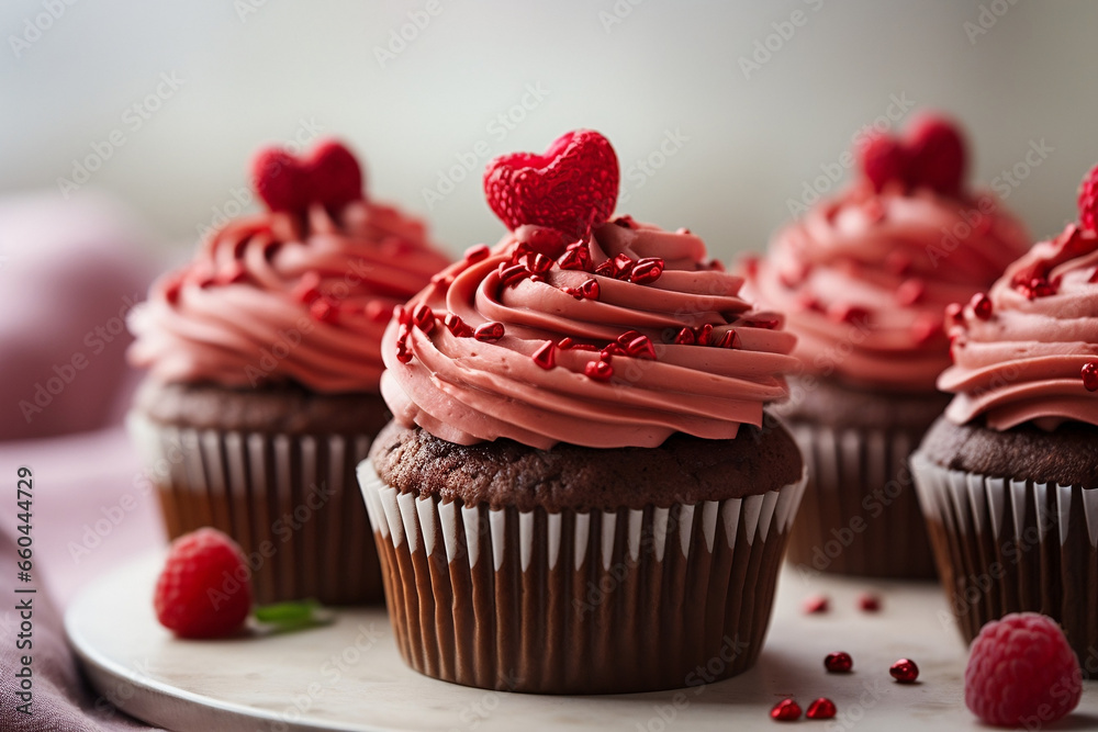 Indulgent Chocolate Cupcakes, Decadent Delights for Valentine's Day