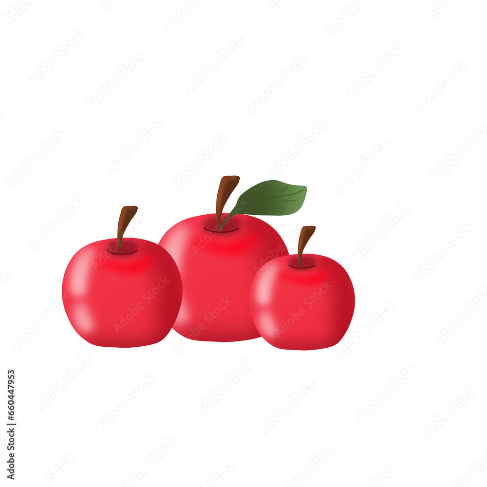Obraz premium Red apples