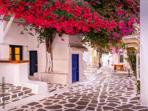 Mykonos Town Chora, Mykonos island in Greece Cyclades