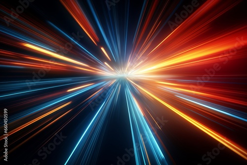 Futuristic Speed Motion Blur Background