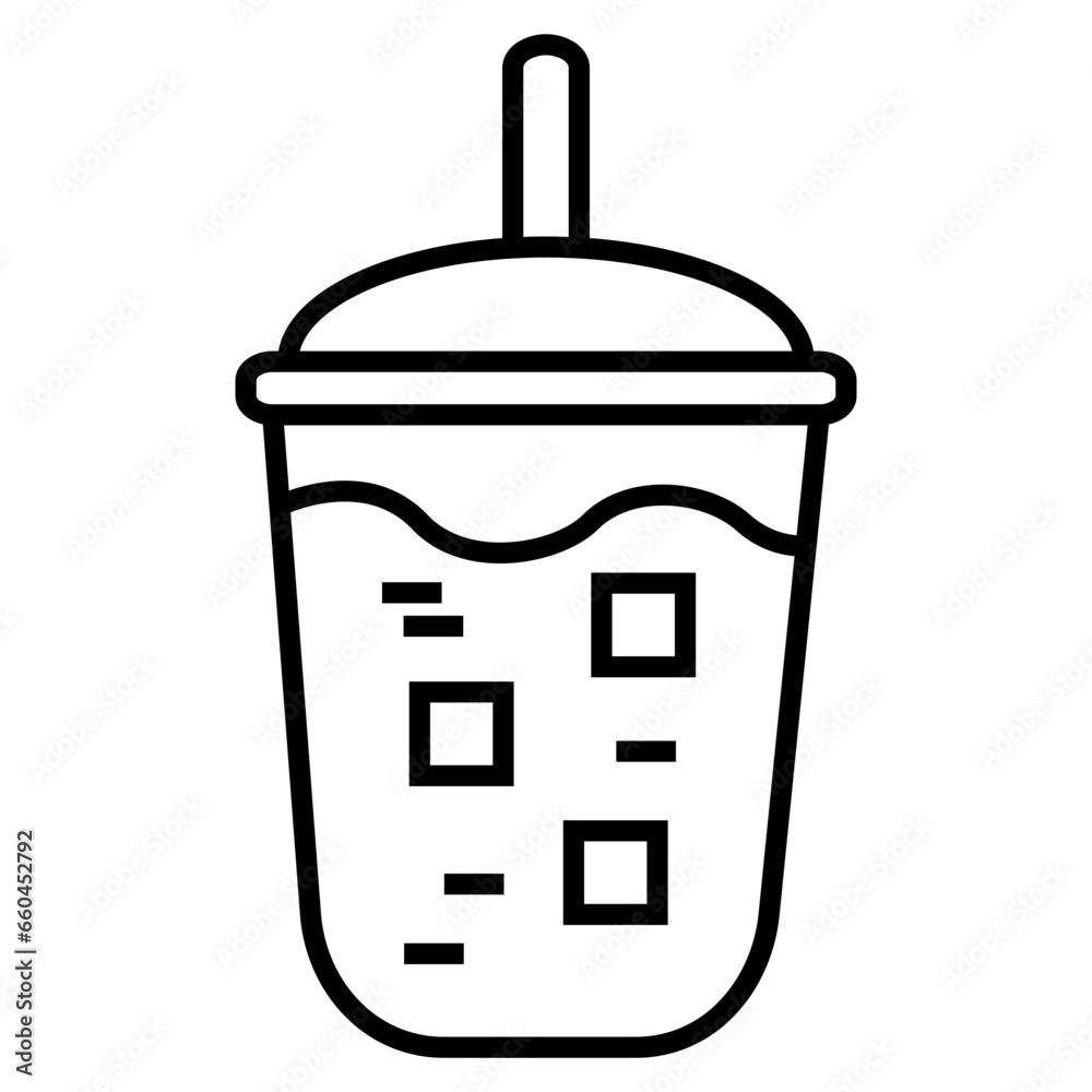 Ice Coffee Icon Ice Coffee Icon