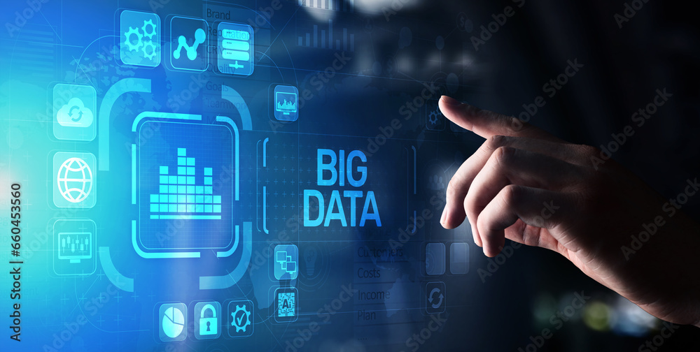 Big data analytics platform, business intelligence and modern technology concept on vitual screen. Big data analytics platform, business intelligence and modern technology concept on vitual screen.