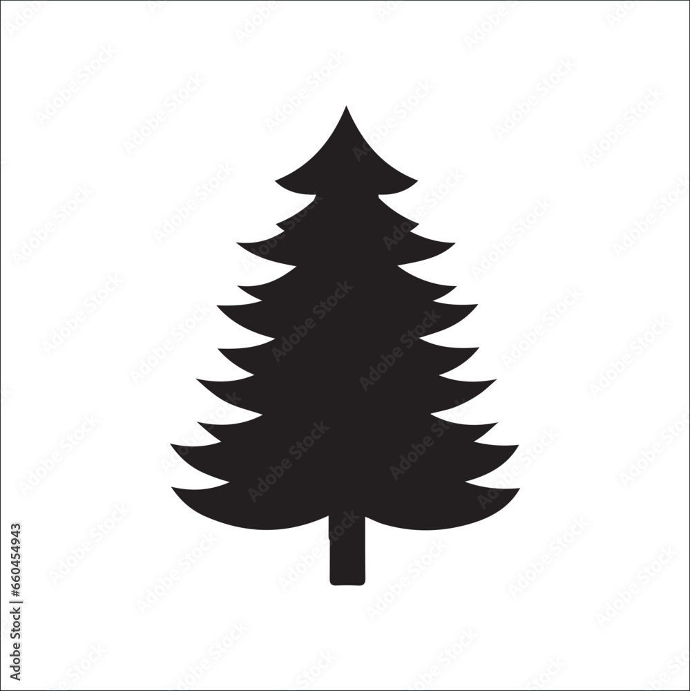 Christmas Tree Bundle, Christmas Tree silhouette, Christmas Tree Svg, Christmas Tree Clipart, Christmas Tree Png, Christmas Tree Vector