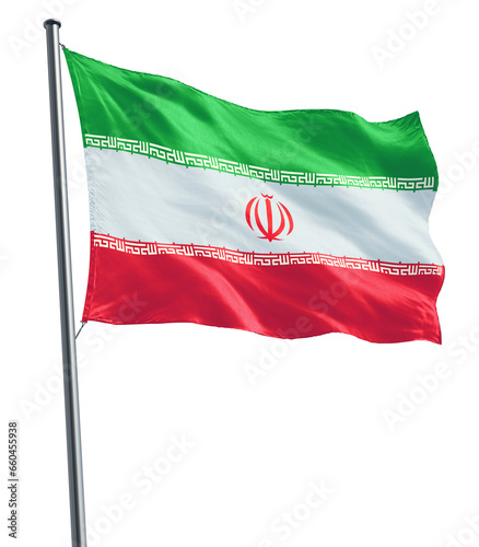 The National flag of Iran