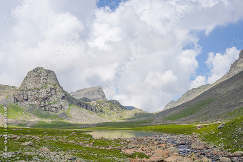 The Tarsar Marsar Lake trek is one of the prettiest treks in our country, provided you time it ... landscape mountain the Tarsar Marsar trek, india, tourist and hikers