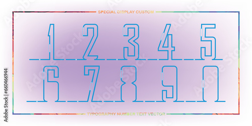 assorted digital custom vector numbers. minimum. Color gradation. Dark. Banner Network. 3d effect. Design. futuristic. Paper cut or effect. Luxury. Premium. (154
