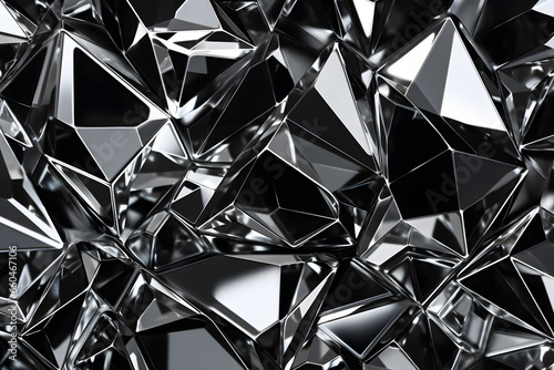 Realistic Diamond Crystal Texture Background