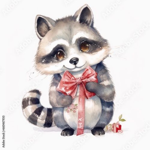 Raccoon illustration © Stasie